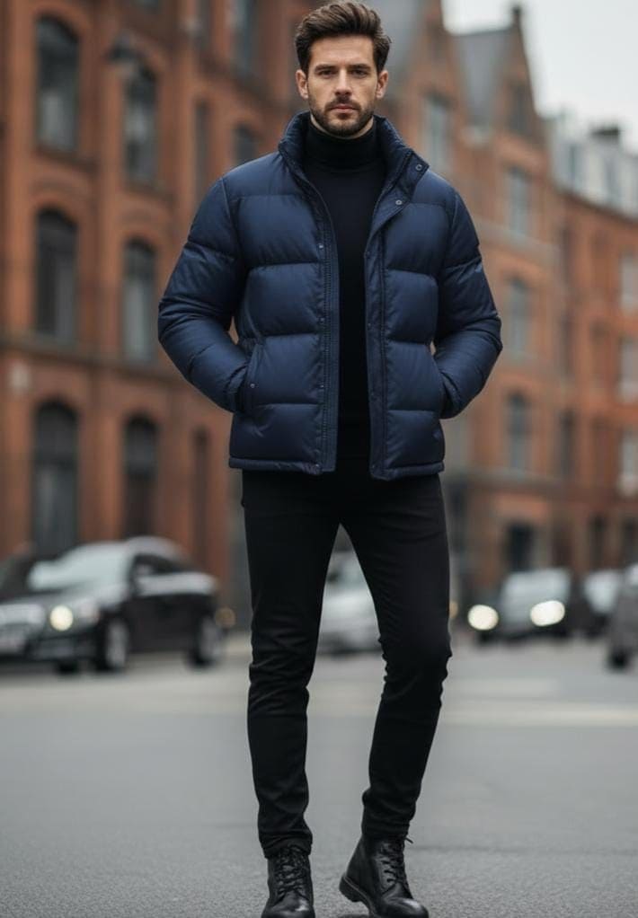 Quilted Bomber Jacket