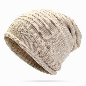 Winter Knit Visor Beanie